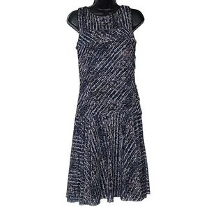ILE NEW YORK NEW Dress Sleeveless Fit & Flare Midi Abstract‎ Print 6 Designer